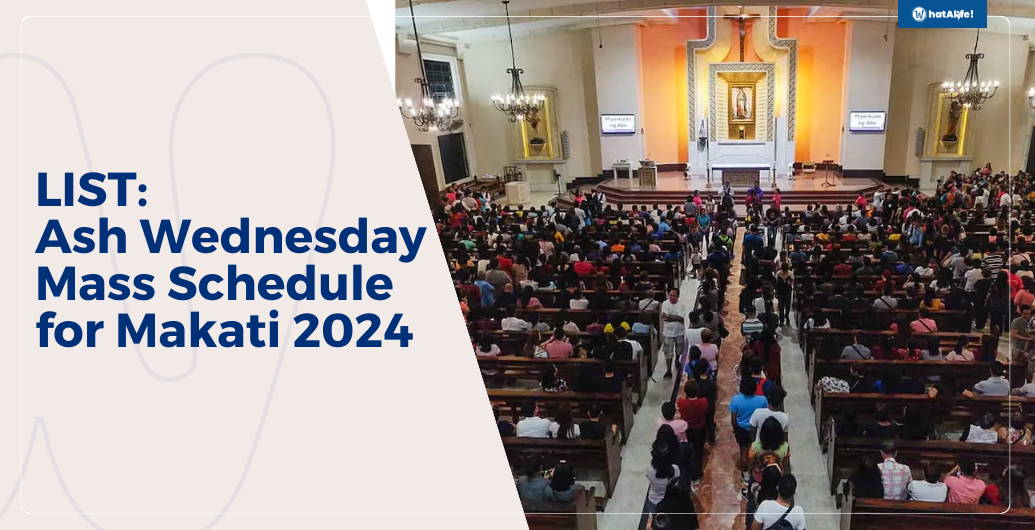 list ash wednesday mass schedule for makati 2024