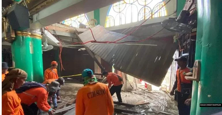 Tragedy strikes as mezzanine collapse claims life and injures dozens during Ash Wednesday Mass