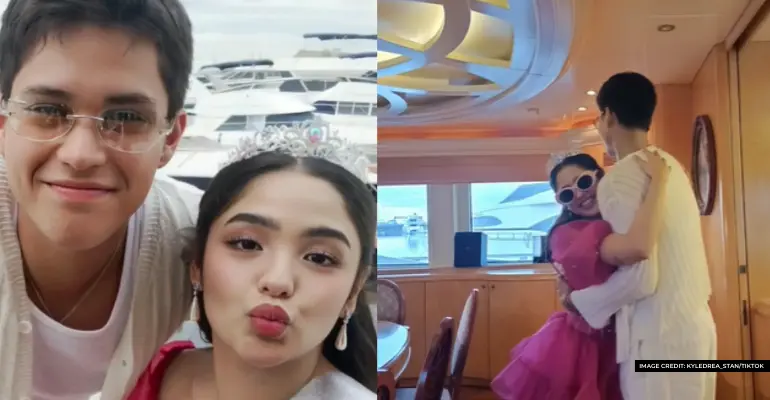 Andrea Brillantes birthday bash aboard in yacht sparks engagement speculations with Kyle Echarri