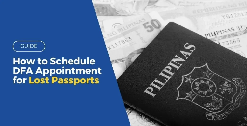 guide how to schedule dfa appointment for lost passports