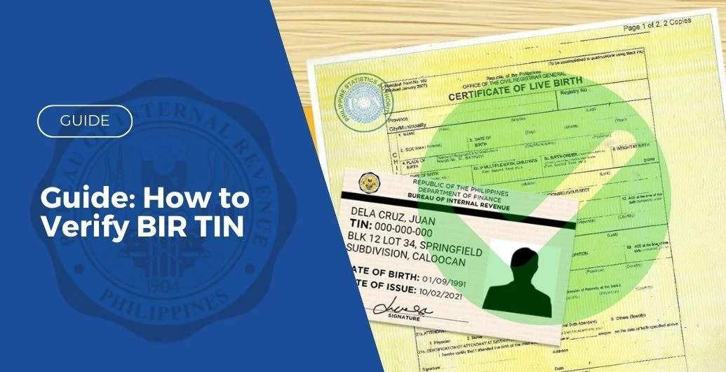 Guide: How to Verify your BIR TIN