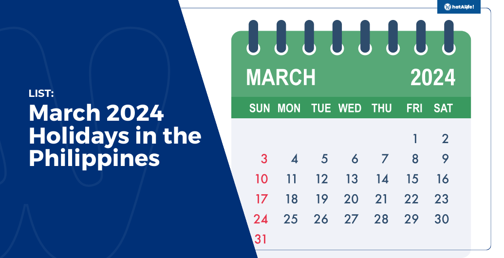 LIST: March 2024 Holidays in the Philippines