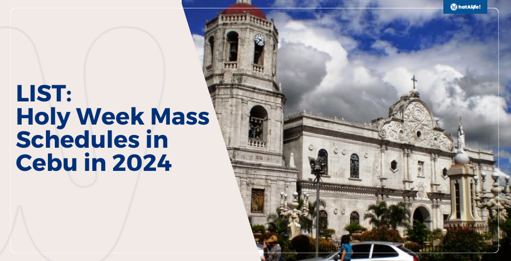 list holy week mass schedules in cebu in 2024