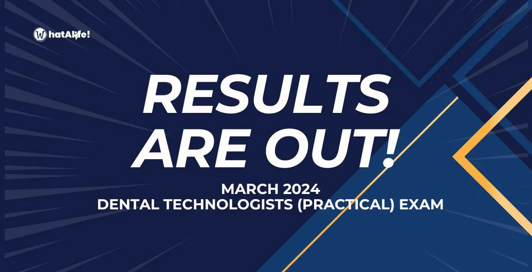 List of Passers – March 2024 Dental Technologists Exam Results