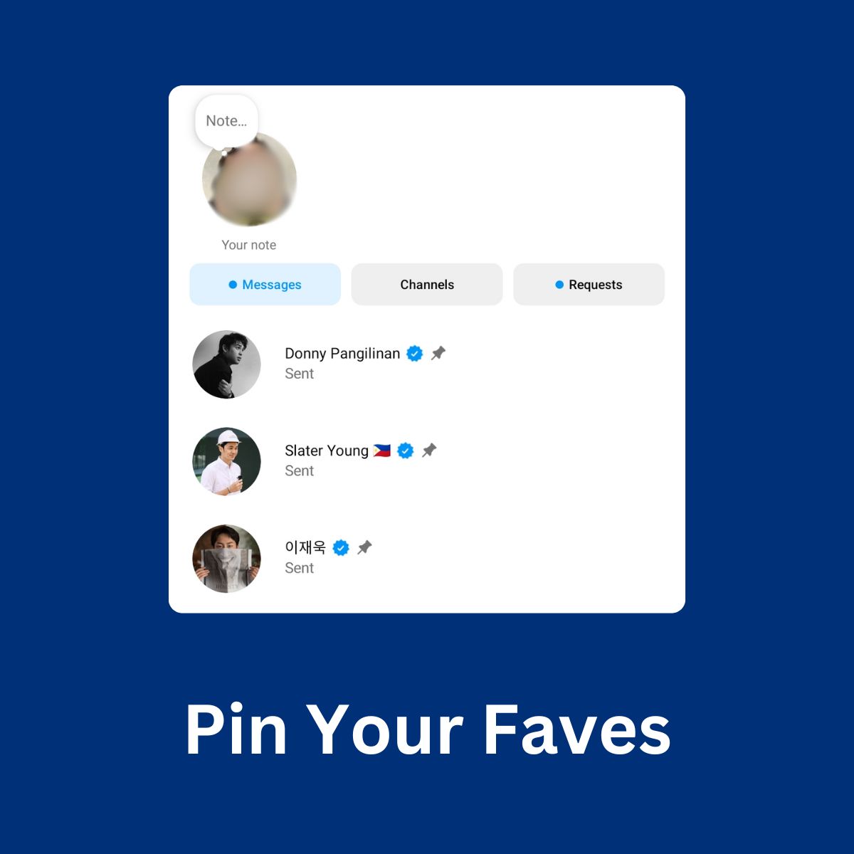 Pin Your Faves