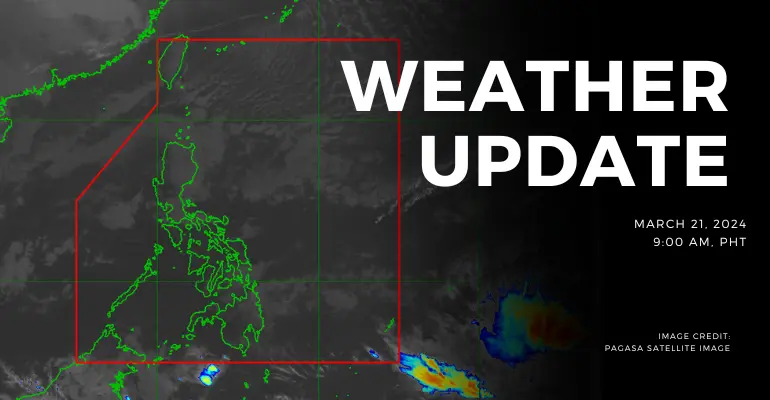 PAGASA: Cloudy skies, scattered rain showers across the country 