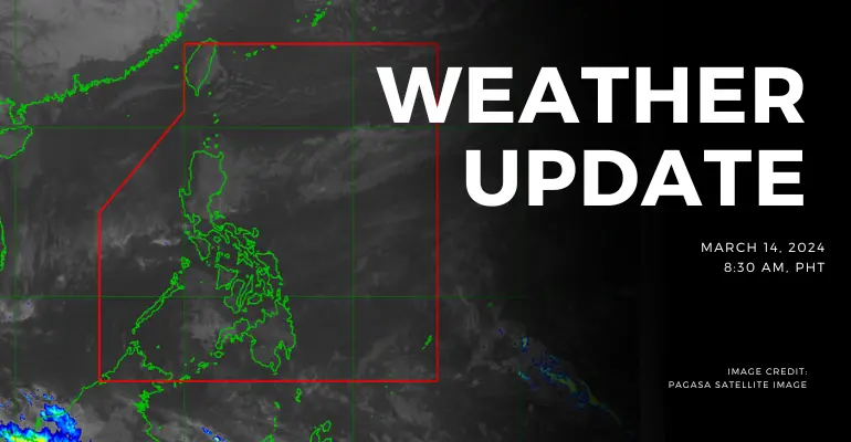 PAGASA: Cloudy skies and scattered rains expected across the country