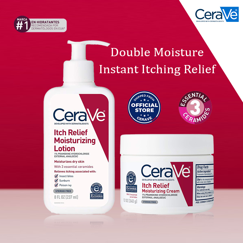 6 itch relief moisturizing cream