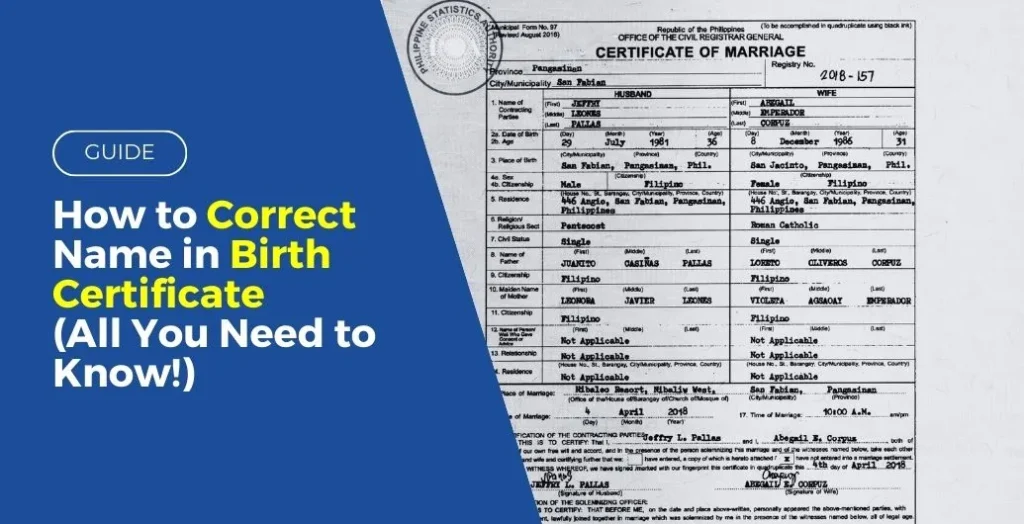 how to correct name in birth certificate all you need to know