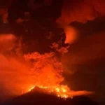 indonesians forced to evacuate as mount ruang erupts