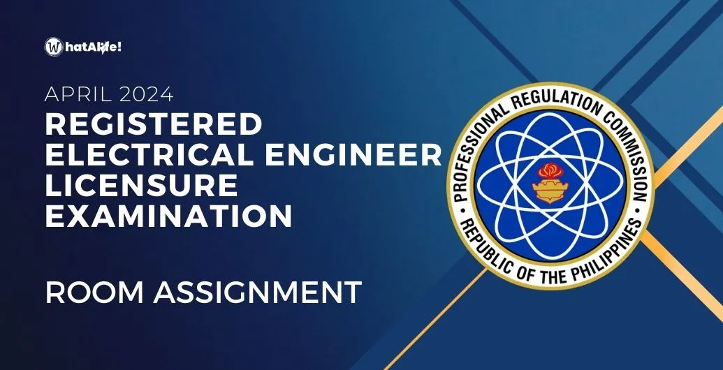Room Assignment — April 2024 Electrical Engineer Licensure Exam