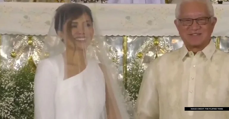 Batangas Governor Mandanas, 80, takes vows with a lawyer nearly half his age 