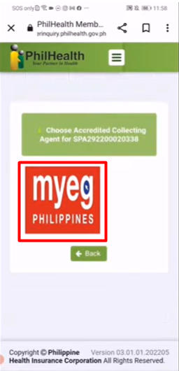 Step 4: Choose an Accredited Collecting Agent