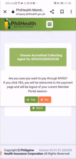 Step 4.1: Choose an Accredited Collecting Agent