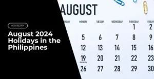 list august 2024 holidays in the philippines