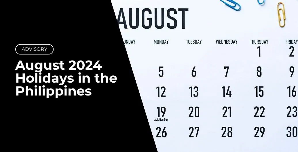 LIST: August 2024 Holidays in the Philippines