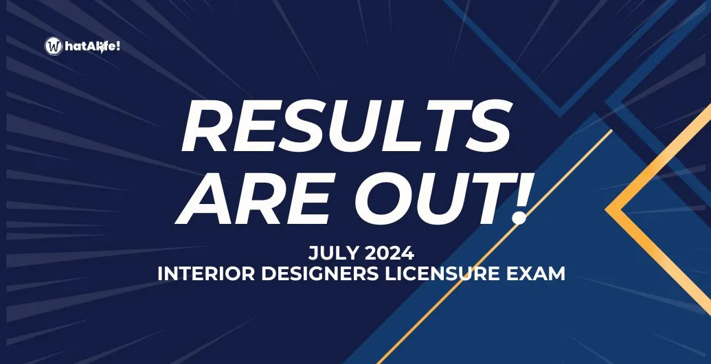 List of Passers — July 2024 Interior Designers Licensure Exam Results