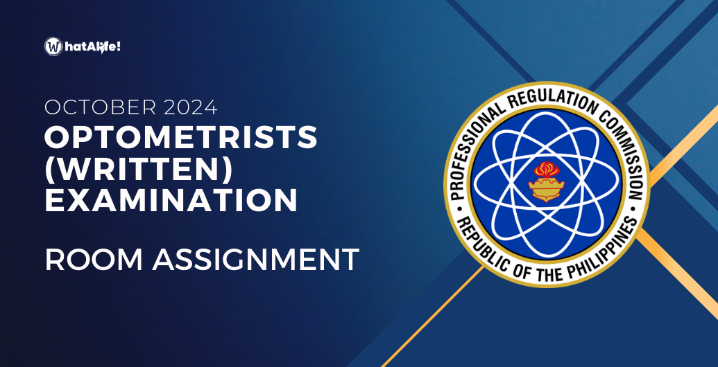 Room Assignment — October 2024 Optometrists (Written) Licensure Exam