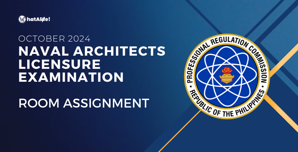 Room Assignment — October 2024 Naval Architects Licensure Exam WhatALife!