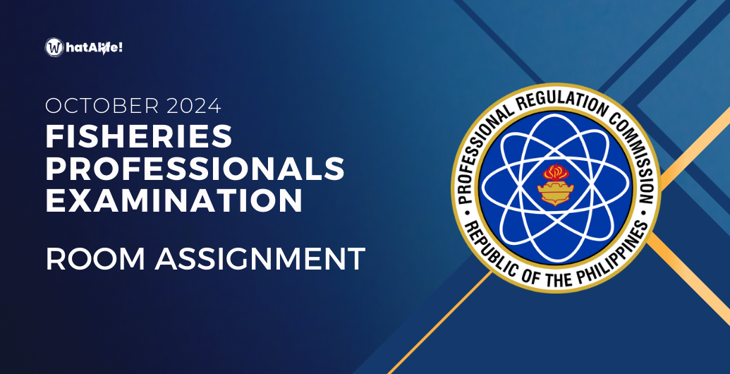 Room Assignment — October 2024 Fisheries Professionals Licensure Exam