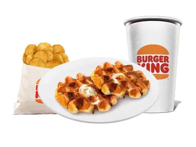 2pcs Waffles with Maple Meal by Burger King