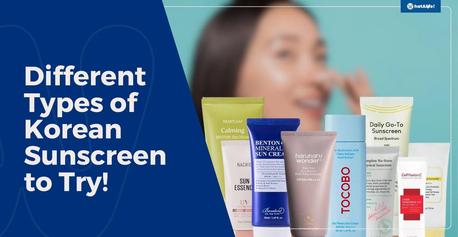 Different Types of Korean Sunscreen to Try!