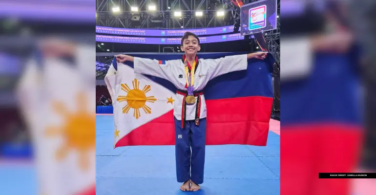 ilonggo taekwondo prodigy wins two gold medals at world taekwondo grand slam