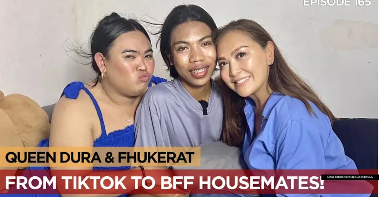 Karen Davila Features TikTokers Queen Dura and Fhukerat