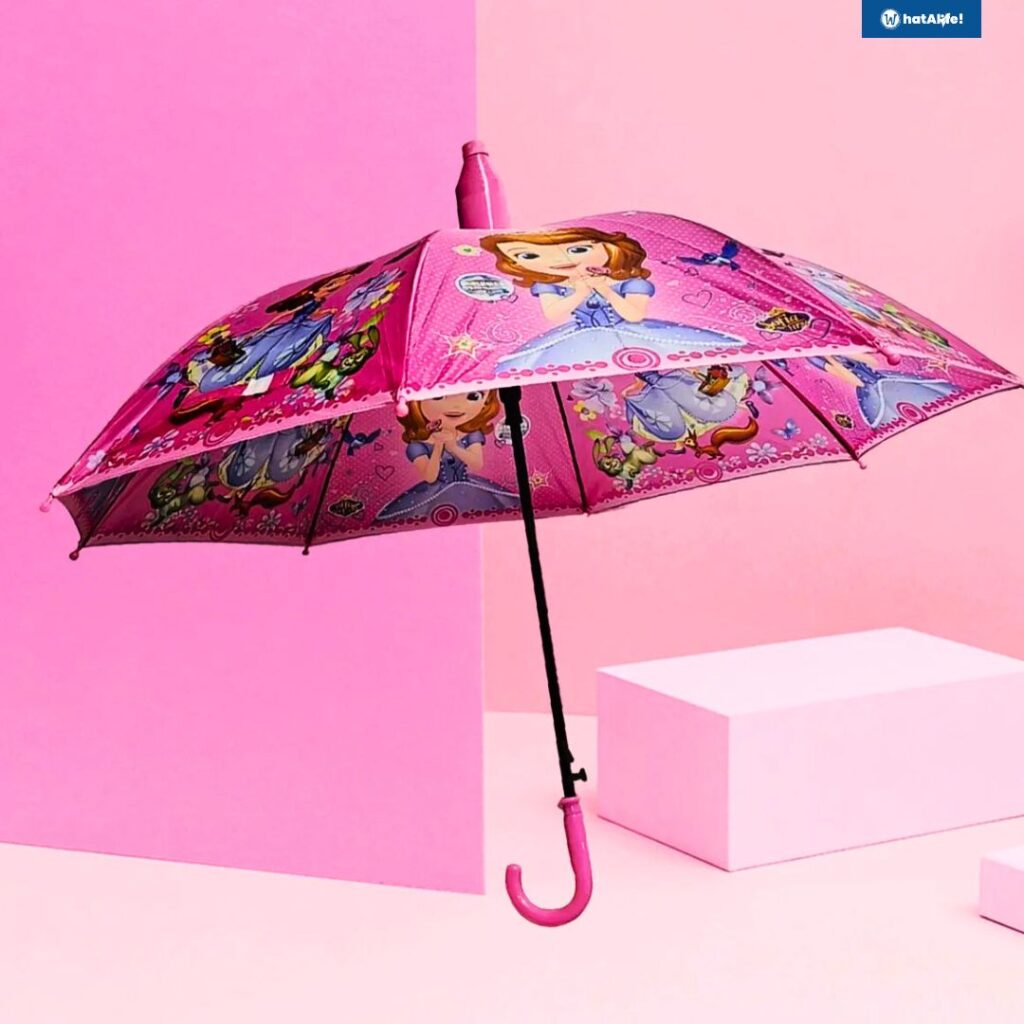 long handle cartoon umbrella