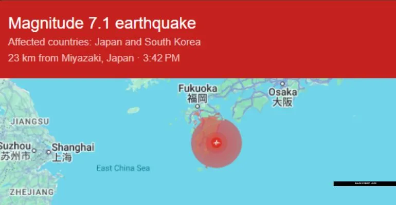 Magnitude 7.1 Earthquake Hits Japan