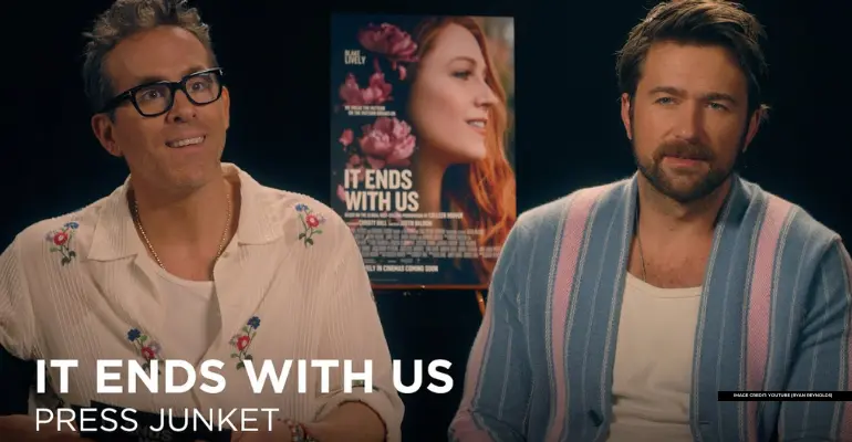 Ryan Reynolds Interviews Blake Lively’s It Ends With Us Co Star