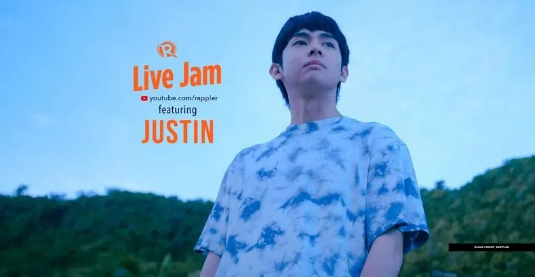 SB19 Justin Performs on Rappler Live Jam