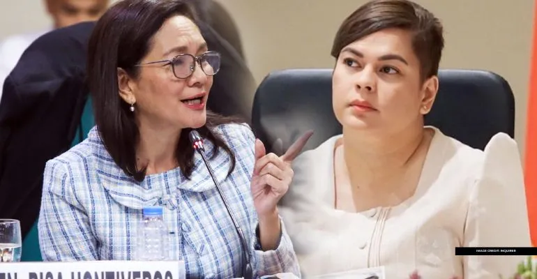 senator risa hontiveros vp sara duterte clash during budget hearing