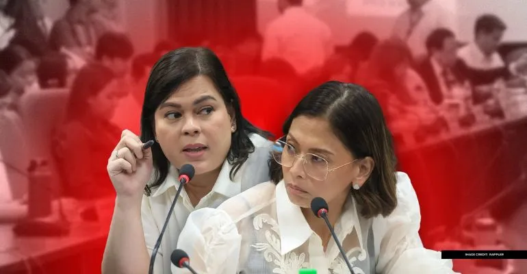 stella quimbo and sara duterte under intense face off