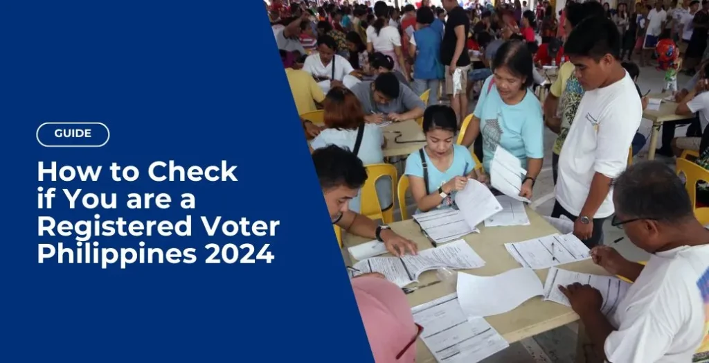 how to check if you are a registered voter philippines 2024