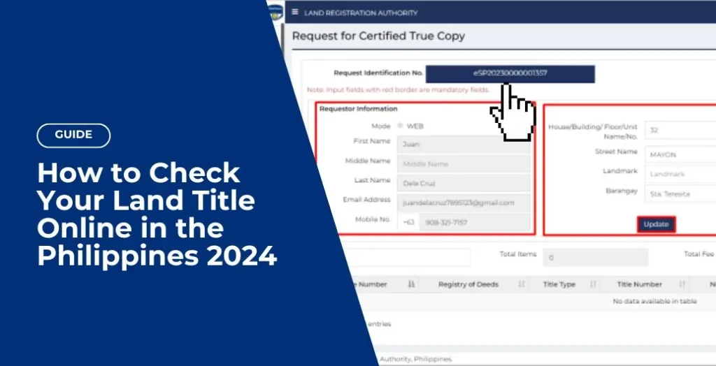 how to check your land title online in the philippines 2024