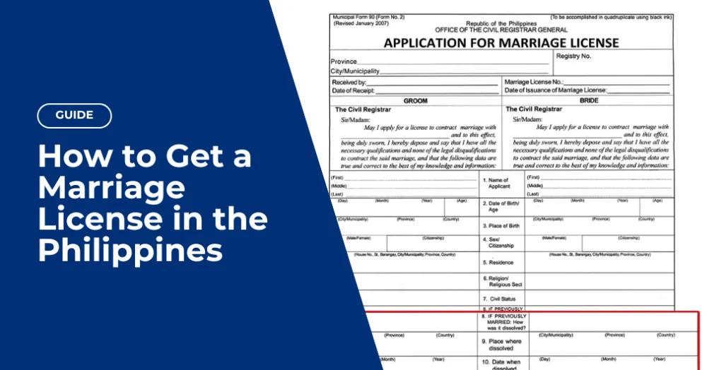 how to get a marriage license in the philippines 2024