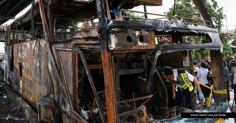 Bus Fire in Thailand Kills 23 People