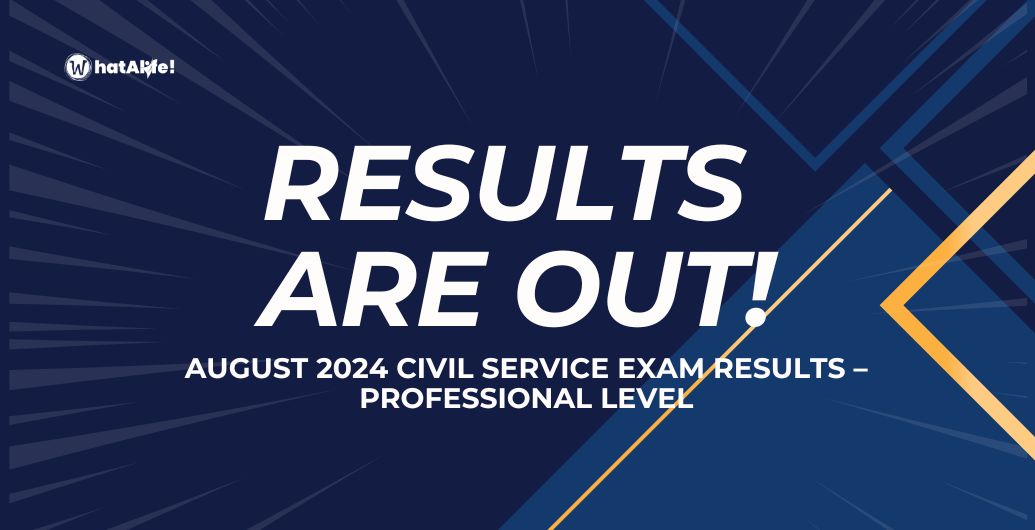 list of passers august 2024 civil service exam results professional level