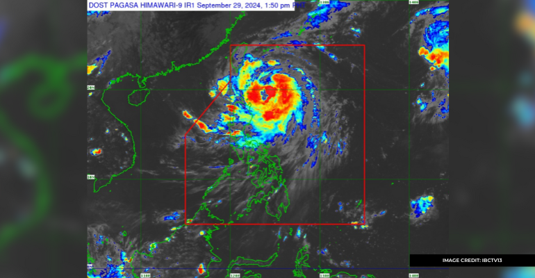 Typhoon Julian Strengthens Into Supertyphoon