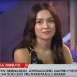 kathryn bernardo admits to being pressured due to career success