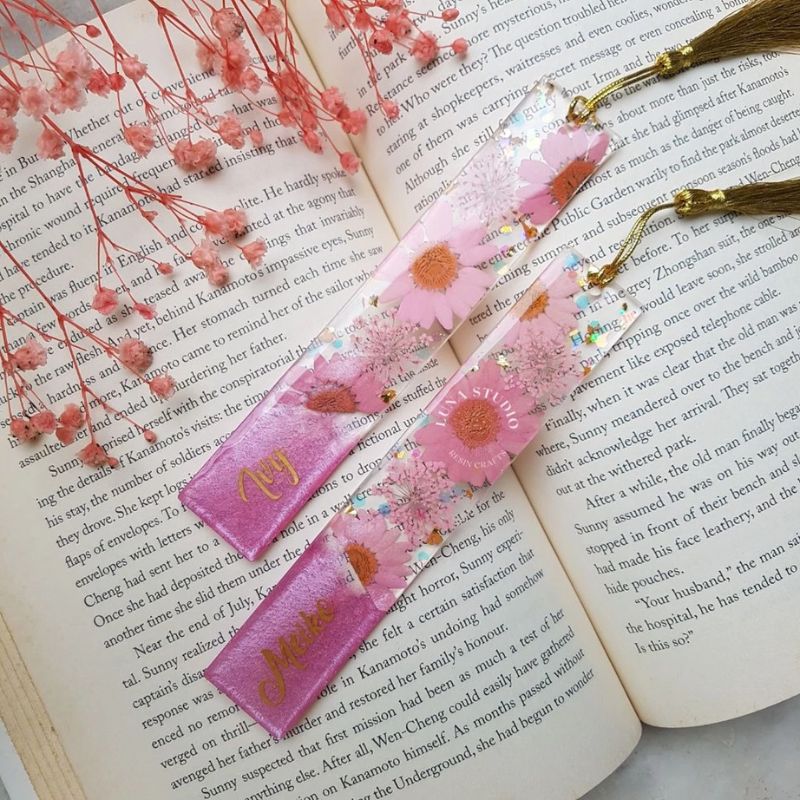 Personalized Resin Bookmark