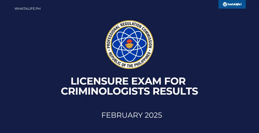 LIST OF PASSERS: February 2025 Criminologists Board Exam