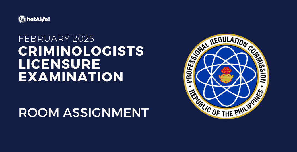 Room Assignment — FEBRUARY 2025 CRIMINOLOGISTS Board Exam