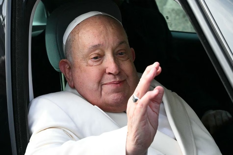 image: Pope Francis arrives to celebrate the mass for the Jubilee of the Armed Forces at St. Peter's square in the Vatican on February 9, 2025. Alberto Pizzoli, AFP/file

SCREENGRAB: ABS-CBN website
