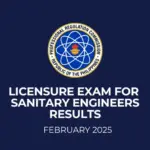 list of passers february 2025 sanitary engineers licensure exam