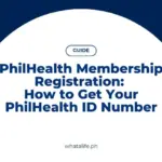 philhealth membership registration how to get your philhealth id number