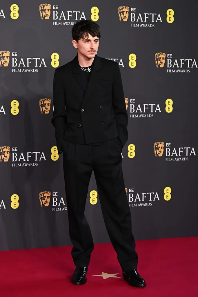 Timothee Chalamet Wore Bottega Veneta For The 2025 BAFTAs