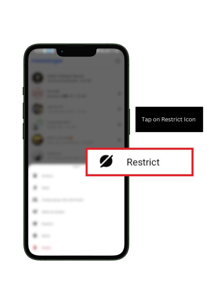 Messenger How to restrict & Unrestrict (1)
