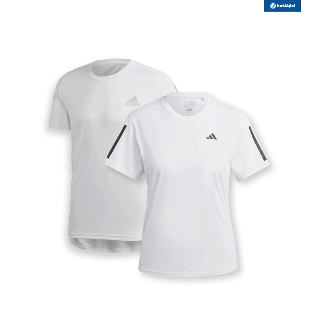 2 Adidas Running Own the Run Tee White